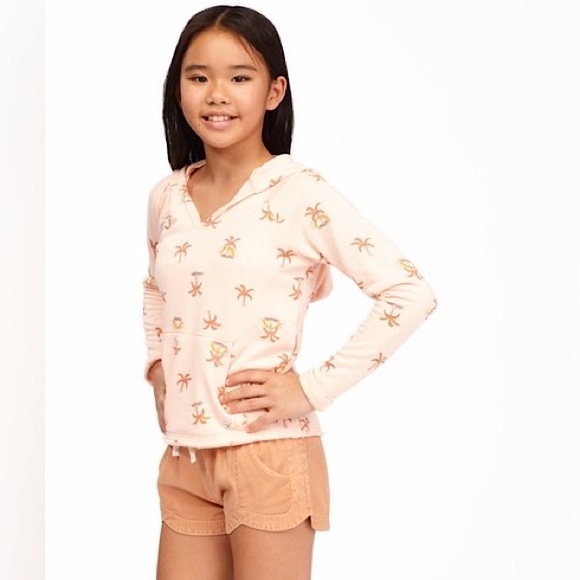 Billabong Girls’ Peach Palms Swratshirt - Picture 2 of 5